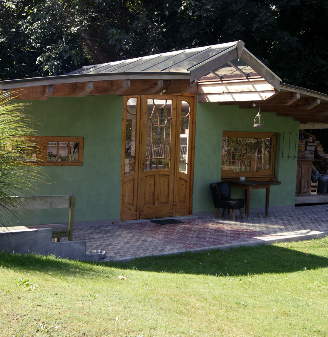 L'atelier de Hilde Evenepoel en plein été